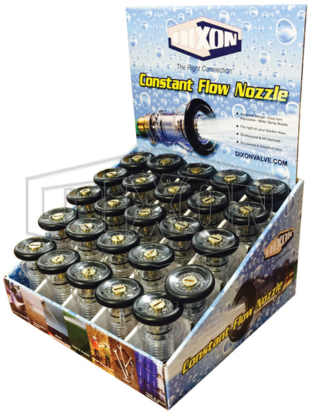 Constant Flow Nozzle Display